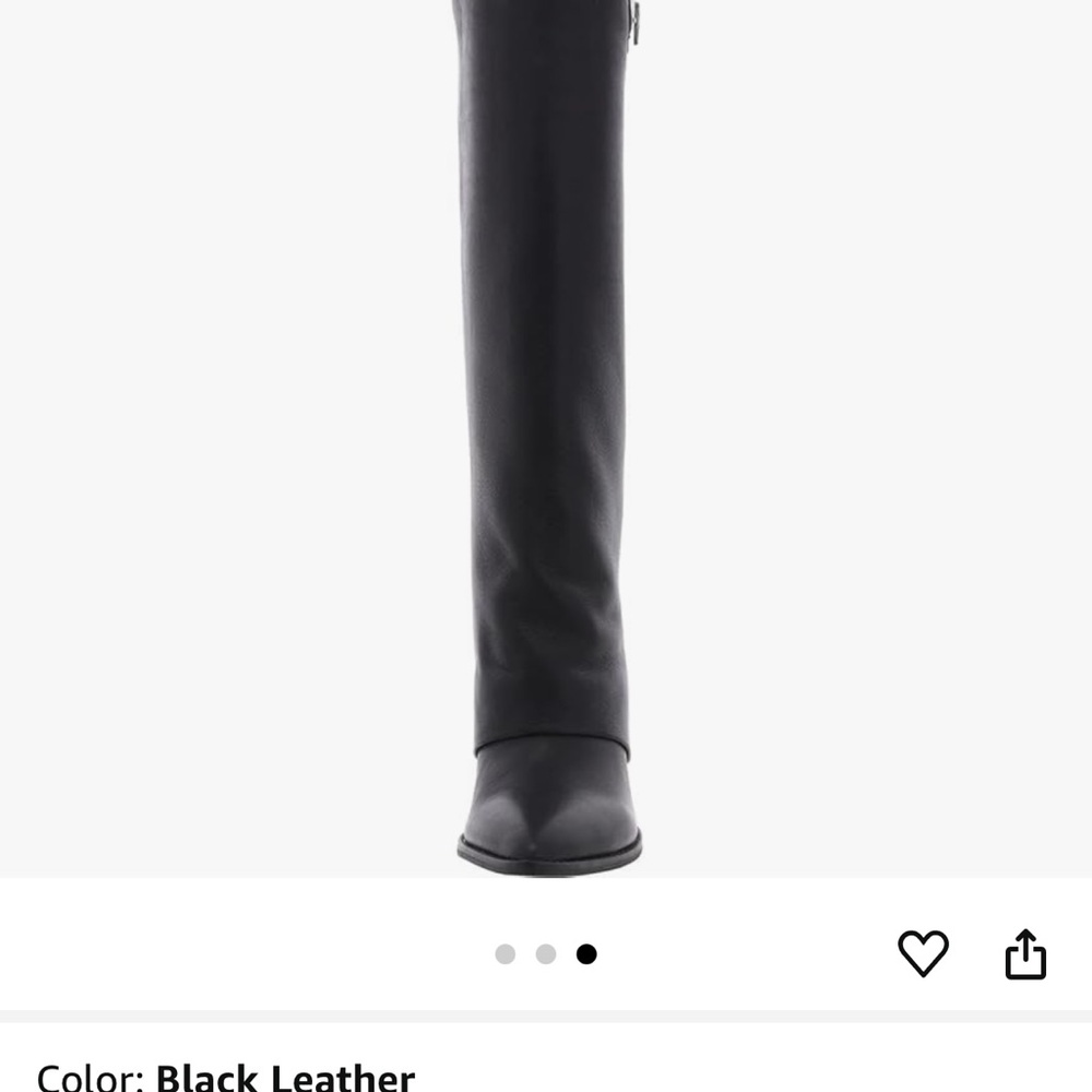 Black Leather Women's Boots